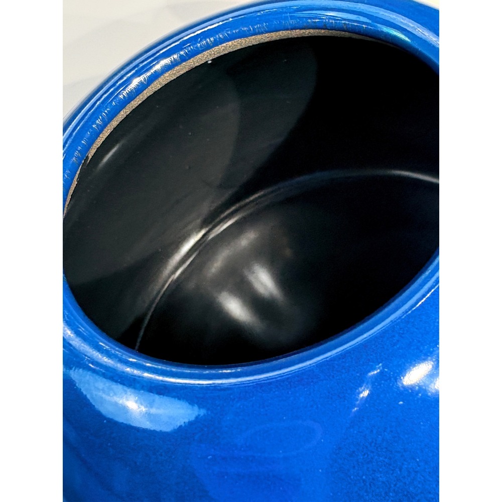 Chantal Cobalt Blue Enamel on Steel Whistling Tea Kettle Stainless Handle Lid - Picture 7 of 12